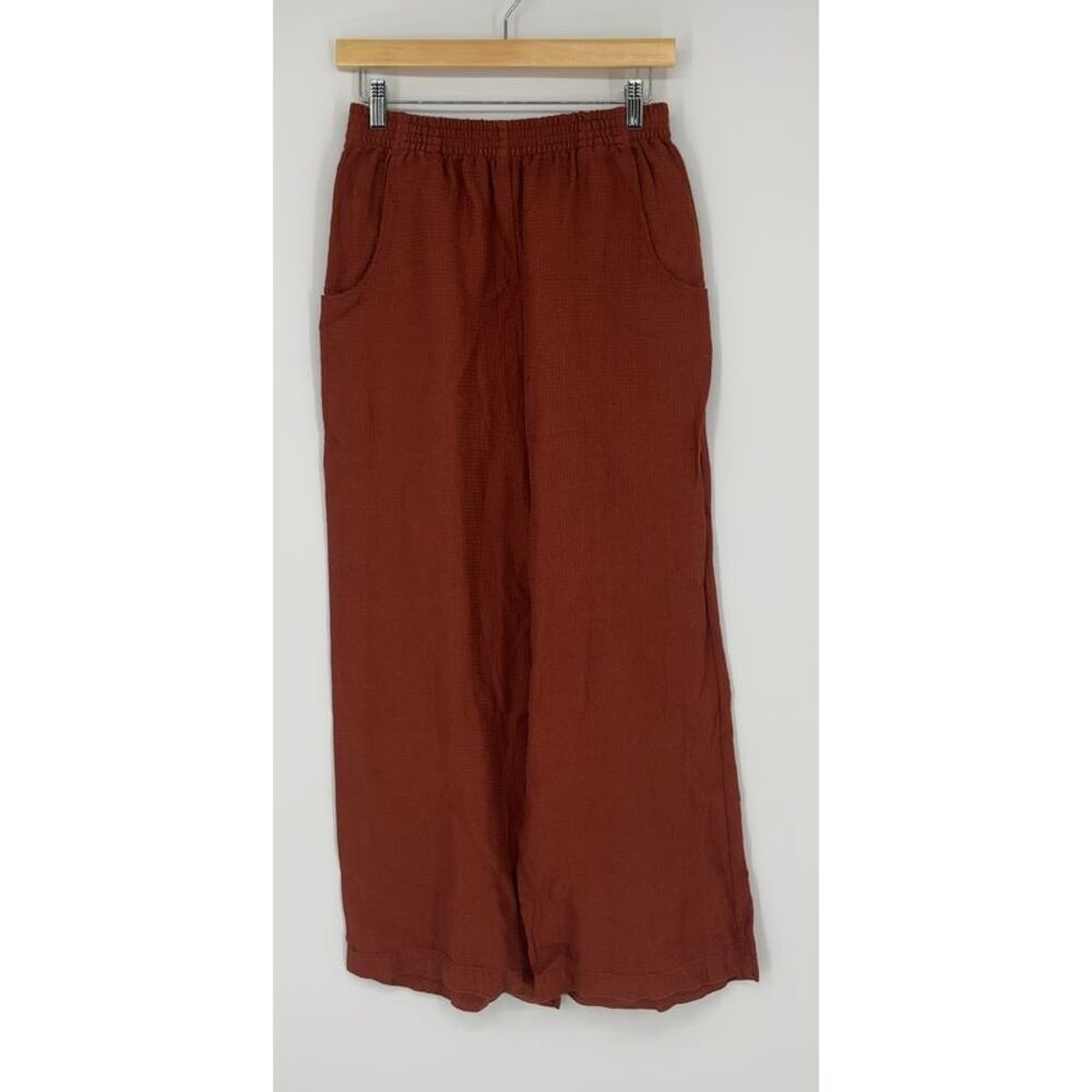 Linenfox Waffle Linen Trousers